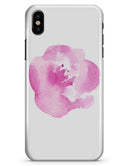 Pink Watercolor Hawaiian Flower - iPhone X Clipit Case