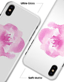 Pink Watercolor Hawaiian Flower - iPhone X Clipit Case
