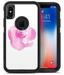 Pink Watercolor Hawaiian Flower - iPhone X OtterBox Case & Skin Kits