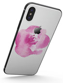 Pink Watercolor Hawaiian Flower - iPhone X Skin-Kit