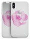 Pink Watercolor Hawaiian Flower - iPhone X Skin-Kit