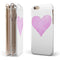 Pink Watercolor Heart iPhone 6/6s or 6/6s Plus 2-Piece Hybrid INK-Fuzed Case