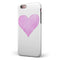 Pink Watercolor Heart iPhone 6/6s or 6/6s Plus 2-Piece Hybrid INK-Fuzed Case