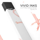 Pink Watercolor Heart Anchor - Premium Decal Protective Skin-Wrap Sticker compatible with the Juul Labs vaping device