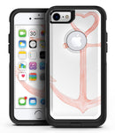 Pink Watercolor Heart Anchor - iPhone 7 or 8 OtterBox Case & Skin Kits