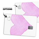 Pink Watercolor Heart - Premium Protective Decal Skin-Kit for the Apple Credit Card