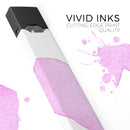 Pink Watercolor Heart - Premium Decal Protective Skin-Wrap Sticker compatible with the Juul Labs vaping device