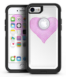 Pink Watercolor Heart - iPhone 7 or 8 OtterBox Case & Skin Kits