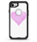 Pink Watercolor Heart - iPhone 7 or 8 OtterBox Case & Skin Kits