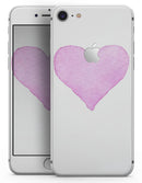 Pink Watercolor Heart - Skin-kit for the iPhone 8 or 8 Plus