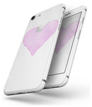 Pink Watercolor Heart - Skin-kit for the iPhone 8 or 8 Plus