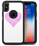 Pink Watercolor Heart - iPhone X OtterBox Case & Skin Kits