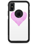 Pink Watercolor Heart - iPhone X OtterBox Case & Skin Kits
