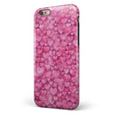 Pink Watercolor Hearts iPhone 6/6s or 6/6s Plus 2-Piece Hybrid INK-Fuzed Case
