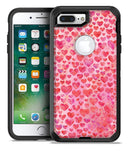 Pink Watercolor Hearts V2 - iPhone 7 Plus/8 Plus OtterBox Case & Skin Kits