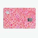 Pink Watercolor Hearts V2 - Premium Protective Decal Skin-Kit for the Apple Credit Card