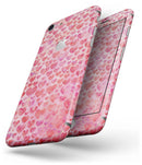 Pink Watercolor Hearts V2 - Skin-kit for the iPhone 8 or 8 Plus