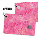 Pink Watercolor Hearts V3 - Premium Protective Decal Skin-Kit for the Apple Credit Card