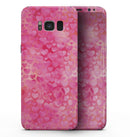 Pink Watercolor Hearts V3 - Samsung Galaxy S8 Full-Body Skin Kit