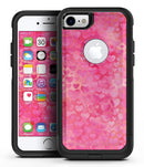 Pink Watercolor Hearts V3 - iPhone 7 or 8 OtterBox Case & Skin Kits