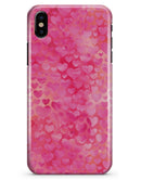 Pink Watercolor Hearts V3 - iPhone X Clipit Case