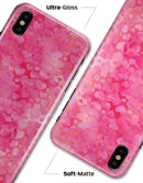 Pink Watercolor Hearts V3 - iPhone X Clipit Case