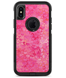 Pink Watercolor Hearts V3 - iPhone X OtterBox Case & Skin Kits