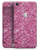 Pink Watercolor Hearts - Skin-kit for the iPhone 8 or 8 Plus
