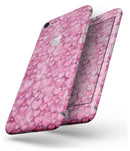 Pink Watercolor Hearts - Skin-kit for the iPhone 8 or 8 Plus