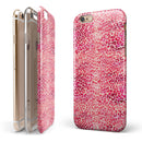 Pink Watercolor Leopard Pattern iPhone 6/6s or 6/6s Plus 2-Piece Hybrid INK-Fuzed Case