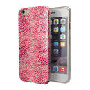Pink Watercolor Leopard Pattern iPhone 6/6s or 6/6s Plus 2-Piece Hybrid INK-Fuzed Case