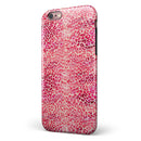 Pink Watercolor Leopard Pattern iPhone 6/6s or 6/6s Plus 2-Piece Hybrid INK-Fuzed Case