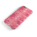 Pink Watercolor Leopard Pattern iPhone 6/6s or 6/6s Plus 2-Piece Hybrid INK-Fuzed Case