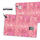 Pink Watercolor Leopard Pattern - Premium Protective Decal Skin-Kit for the Apple Credit Card