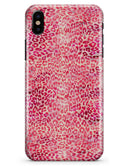 Pink Watercolor Leopard Pattern - iPhone X Clipit Case