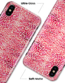 Pink Watercolor Leopard Pattern - iPhone X Clipit Case