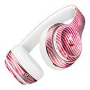 Pink Watercolor Over White Chevron Full-Body Skin Kit for the Beats by Dre Solo 3 Wireless Headphones