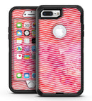 Pink Watercolor Over White Chevron - iPhone 7 Plus/8 Plus OtterBox Case & Skin Kits