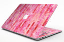 Pink Watercolor Patchwork - MacBook Air Skin Kit