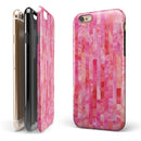 Pink Watercolor Patchwork iPhone 6/6s or 6/6s Plus 2-Piece Hybrid INK-Fuzed Case