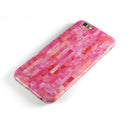Pink Watercolor Patchwork iPhone 6/6s or 6/6s Plus 2-Piece Hybrid INK-Fuzed Case