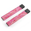 Pink Watercolor Patchwork - Premium Decal Protective Skin-Wrap Sticker compatible with the Juul Labs vaping device