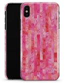 Pink Watercolor Patchwork - iPhone X Clipit Case