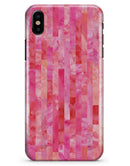 Pink Watercolor Patchwork - iPhone X Clipit Case