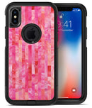 Pink Watercolor Patchwork - iPhone X OtterBox Case & Skin Kits