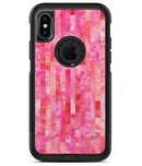 Pink Watercolor Patchwork - iPhone X OtterBox Case & Skin Kits