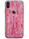 Pink Watercolor Patchwork - iPhone X Skin-Kit