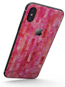 Pink Watercolor Patchwork - iPhone X Skin-Kit