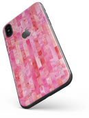Pink Watercolor Patchwork - iPhone X Skin-Kit