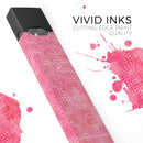 Pink Watercolor Polka Dots - Premium Decal Protective Skin-Wrap Sticker compatible with the Juul Labs vaping device